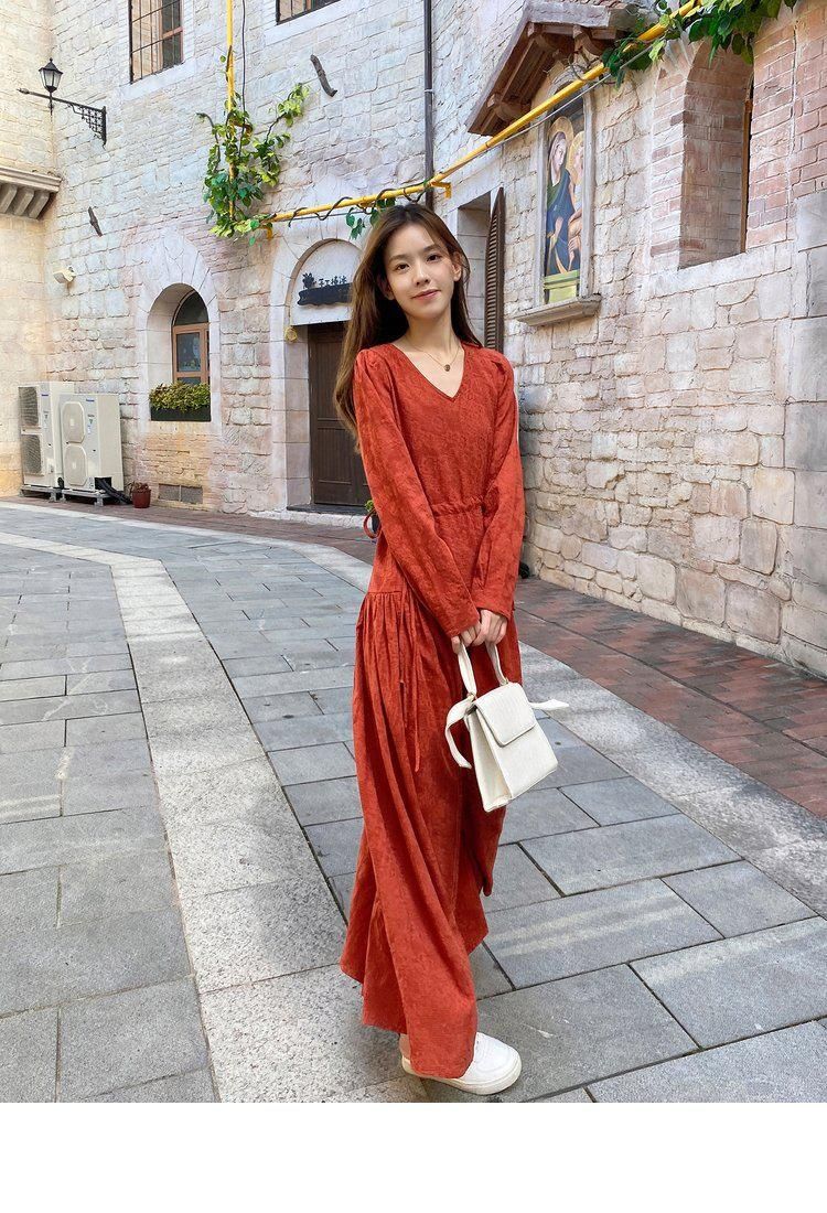 2025 New Tall Spring and Autumn Extra Long Dresses