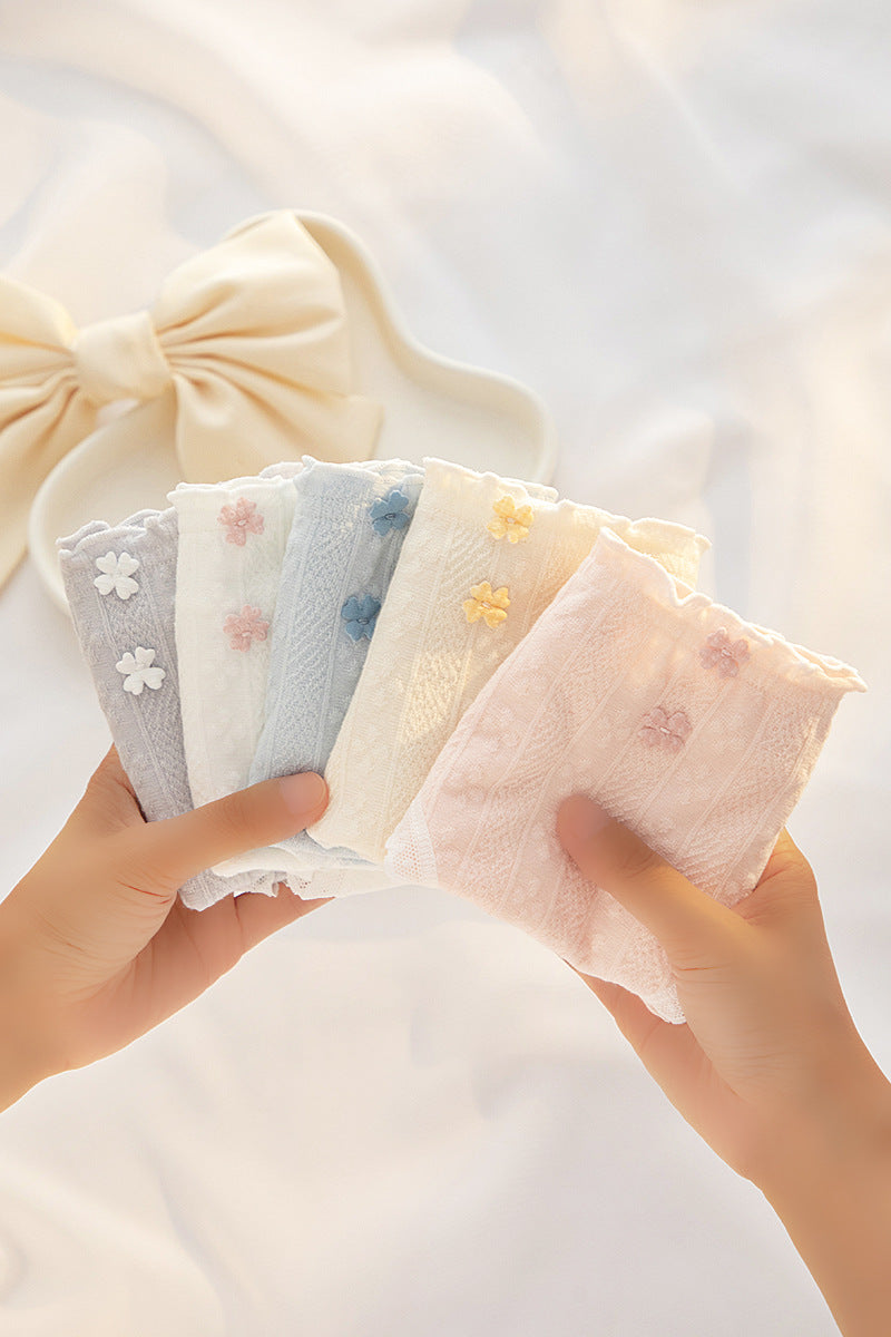 Class A Baby Cotton Jacquard Panties Women's 5A Antibacterial Inner Crotch Cotton Trousers