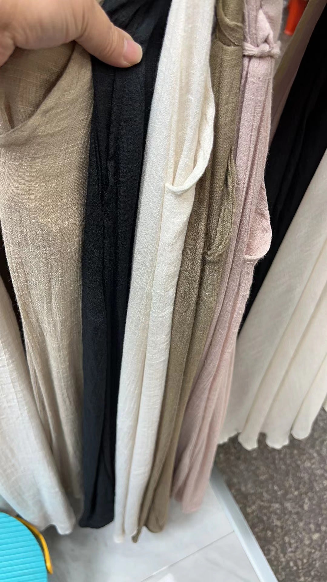 Cotton And Linen Wide Leg Skirt Pants 2024 Summer New High Waist Loose Casual Pants Skirt Thin Dagging Linen Skirt Pants Long Pants