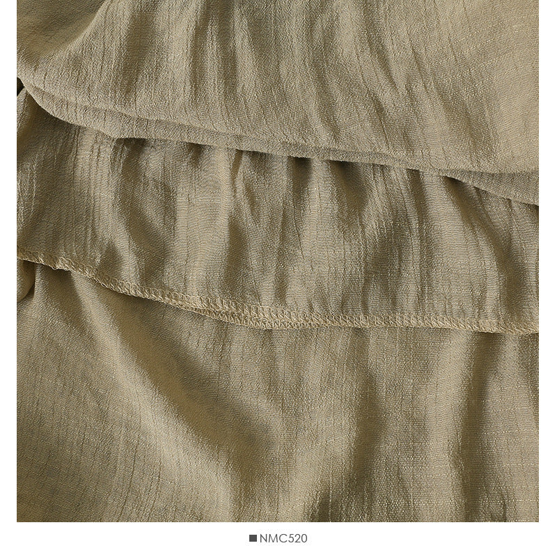 Cotton And Linen Wide Leg Skirt Pants 2024 Summer New High Waist Loose Casual Pants Skirt Thin Dagging Linen Skirt Pants Long Pants