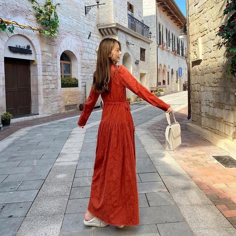 2025 New Tall Spring and Autumn Extra Long Dresses