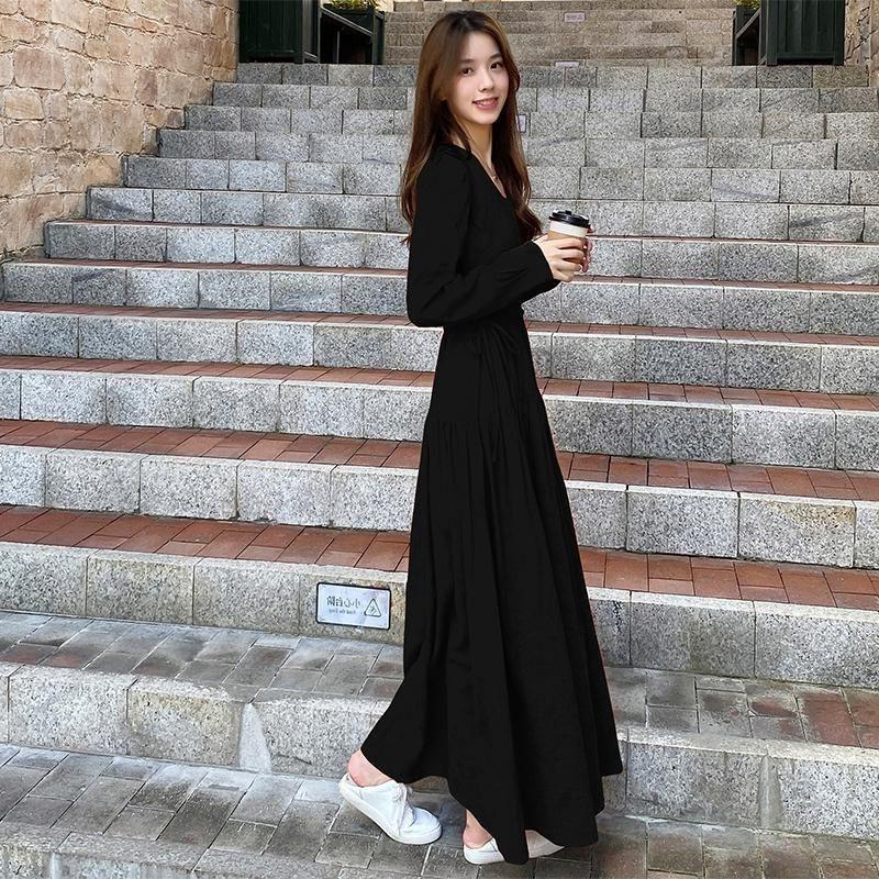 2025 New Tall Spring and Autumn Extra Long Dresses