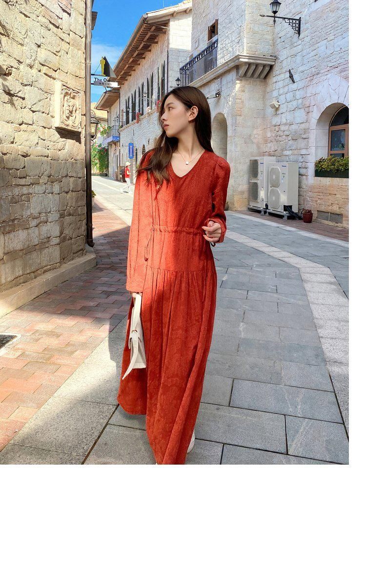 2025 New Tall Spring and Autumn Extra Long Dresses
