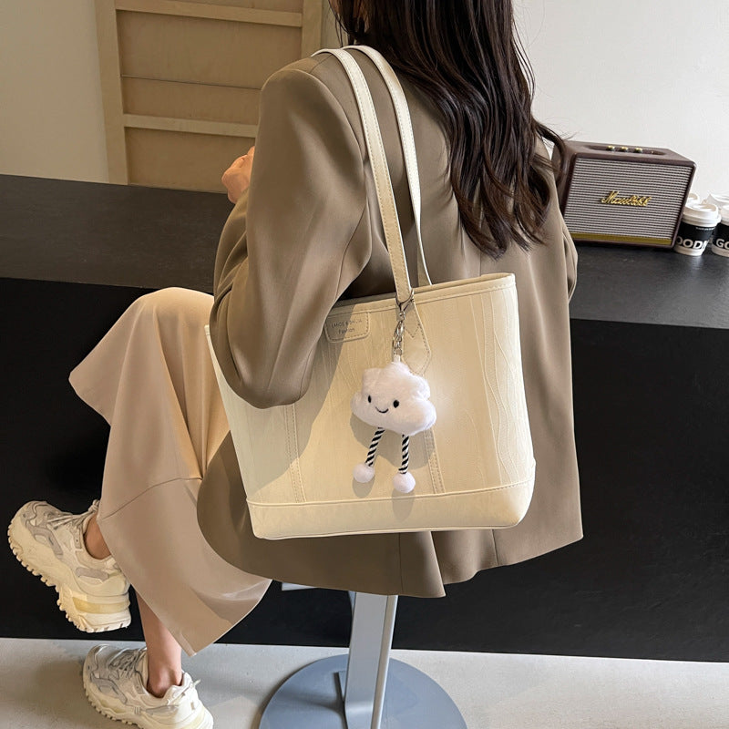 Senior sense of popularity shoulder bag large capacity commuting large bag Tote bag