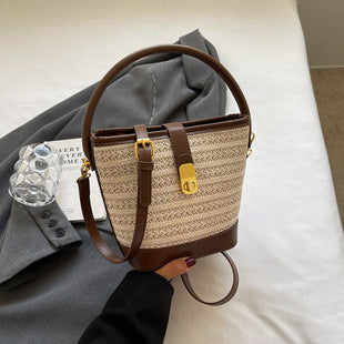 Senior sense of popularity shoulder bag large capacity commuting large bag Tote bag