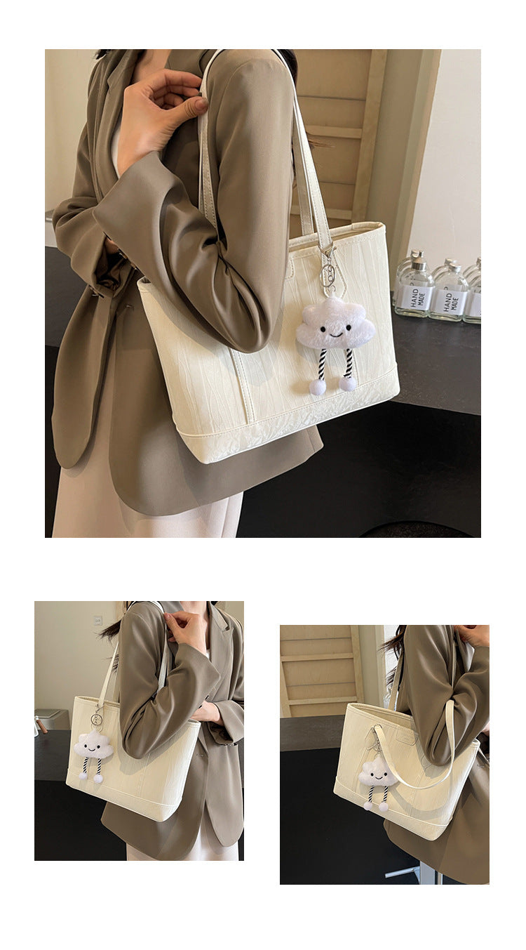 Senior sense of popularity shoulder bag large capacity commuting large bag Tote bag