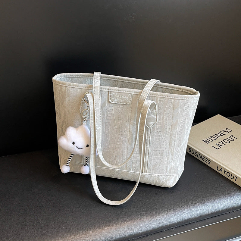 Senior sense of popularity shoulder bag large capacity commuting large bag Tote bag