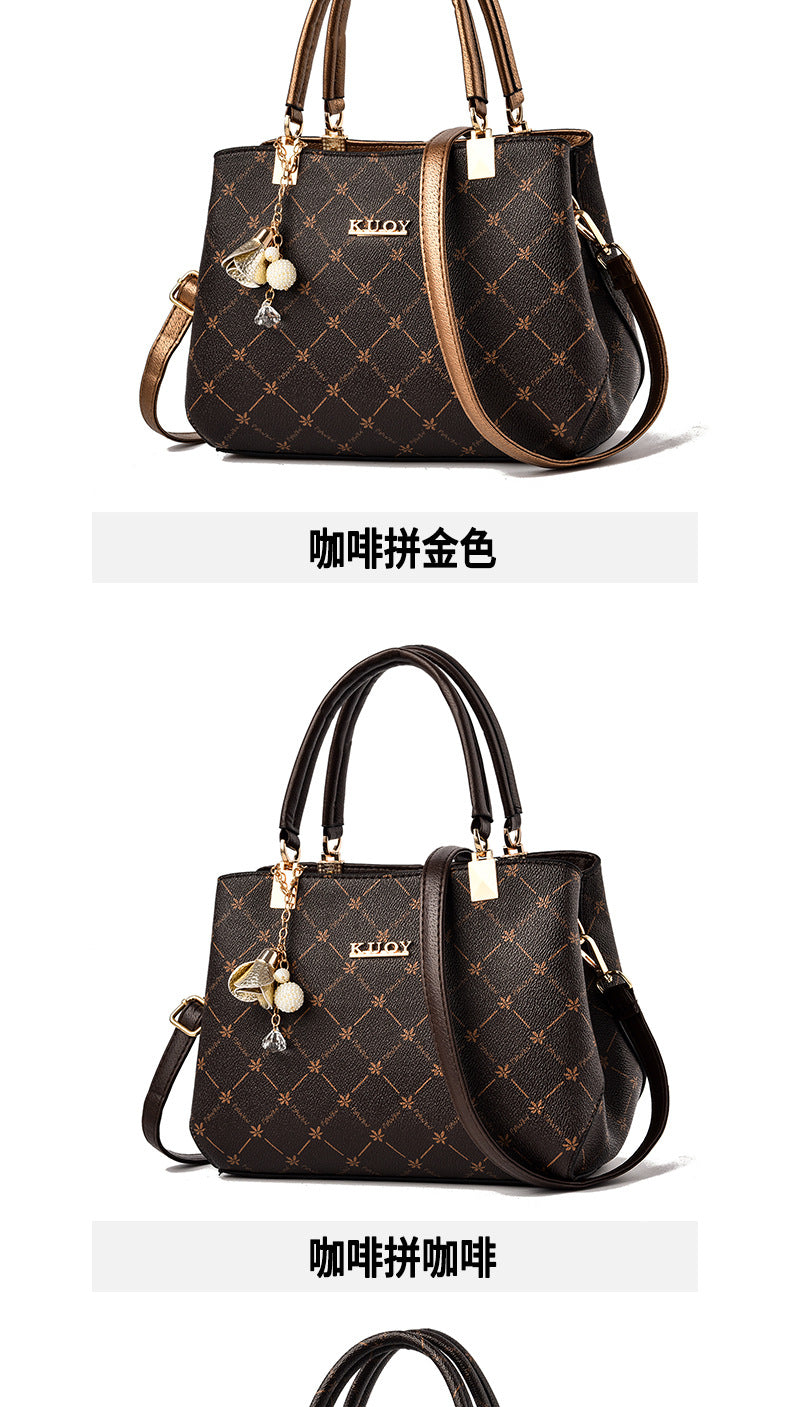 2025 new bag large capacity female handbag atmospheric single shoulder crossbody bag