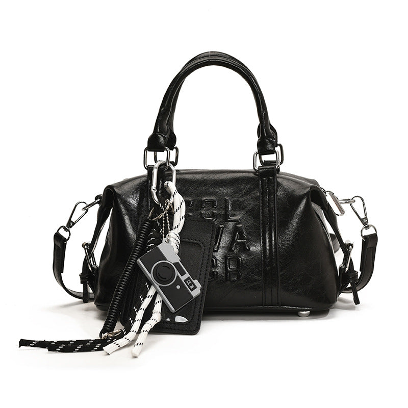 Vintage Trend Niche Tote Boston Pillow Bag Female