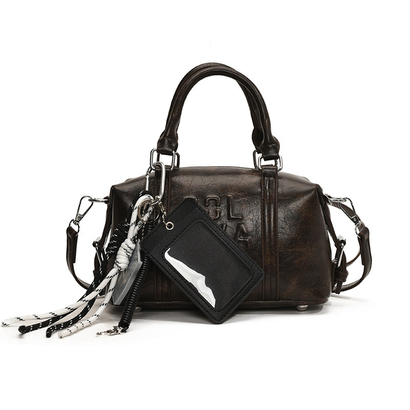 Vintage Trend Niche Tote Boston Pillow Bag Female