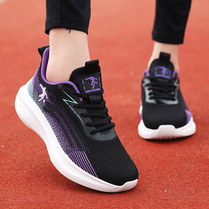 Spring and Autumn Breathable Mesh Running Shoes Lightweight Soft Bottom Casual Travel Shoes