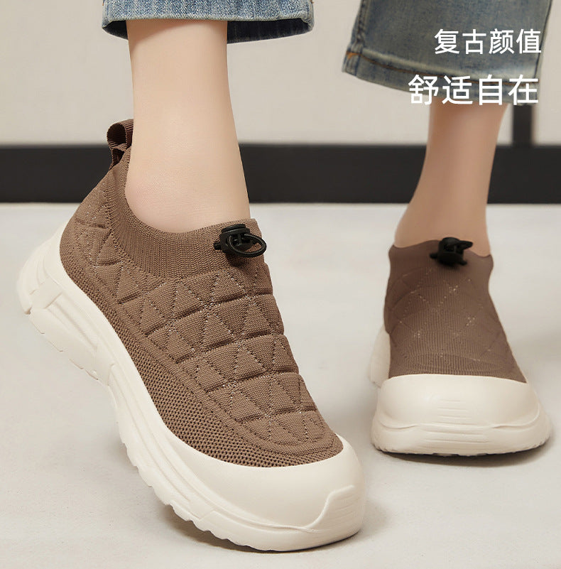Women's shoes soft bottom not tired feet spring new a stirrup lightweight soft bottom cloth shoes