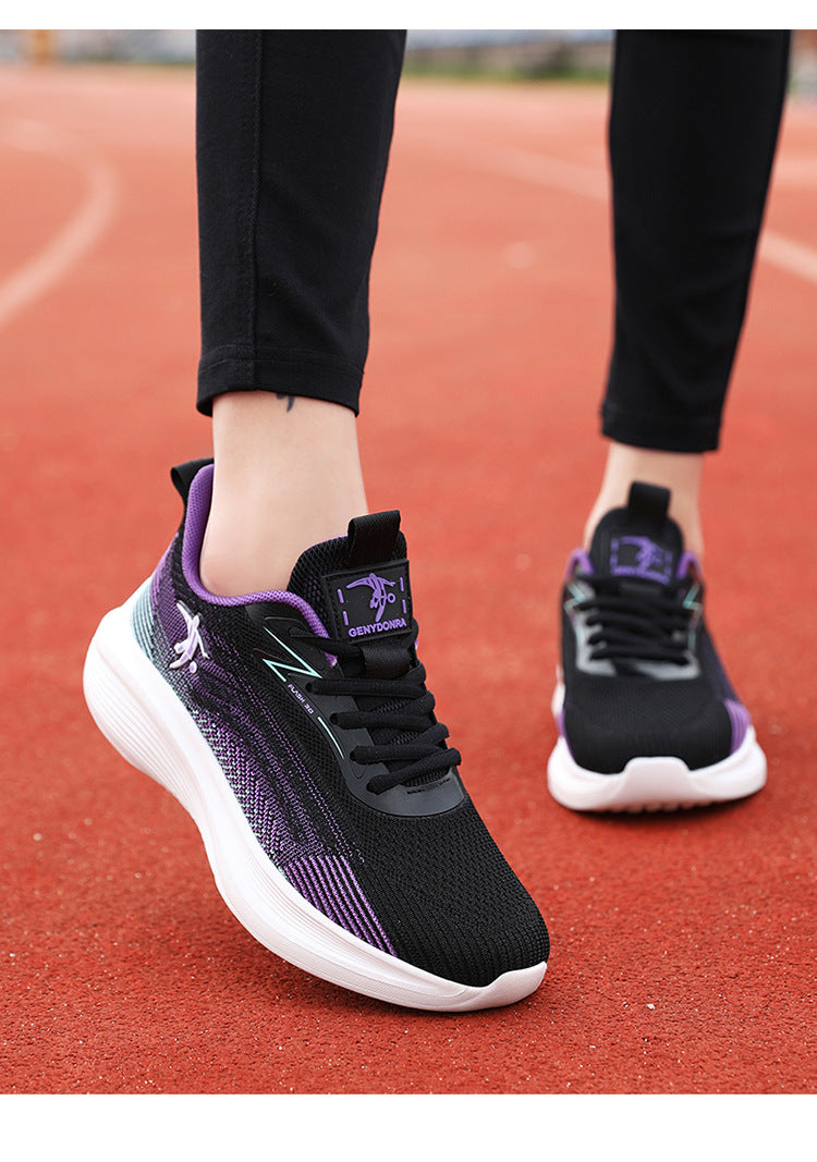 Spring and Autumn Breathable Mesh Running Shoes Lightweight Soft Bottom Casual Travel Shoes