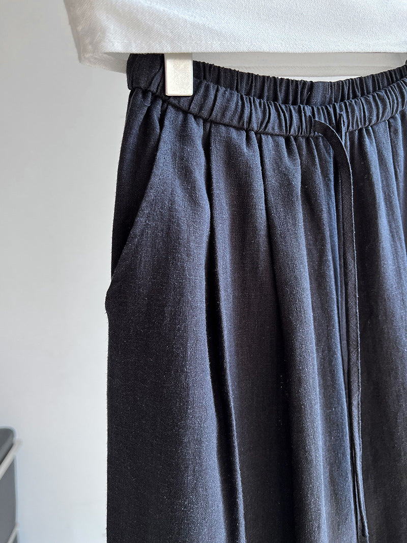 Senior sense of wear linen suit jacket women 2025 spring cotton linen small suit