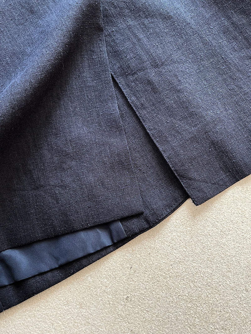 Senior sense of wear linen suit jacket women 2025 spring cotton linen small suit