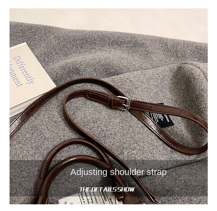 Vintage Trend Niche Tote Boston Pillow Bag Female