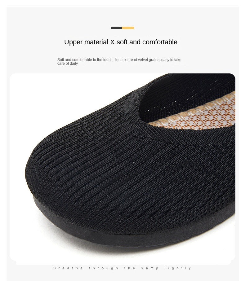 Spring shallow mouth polyurethane lightweight casual shoes soft sole not tired feet shoes