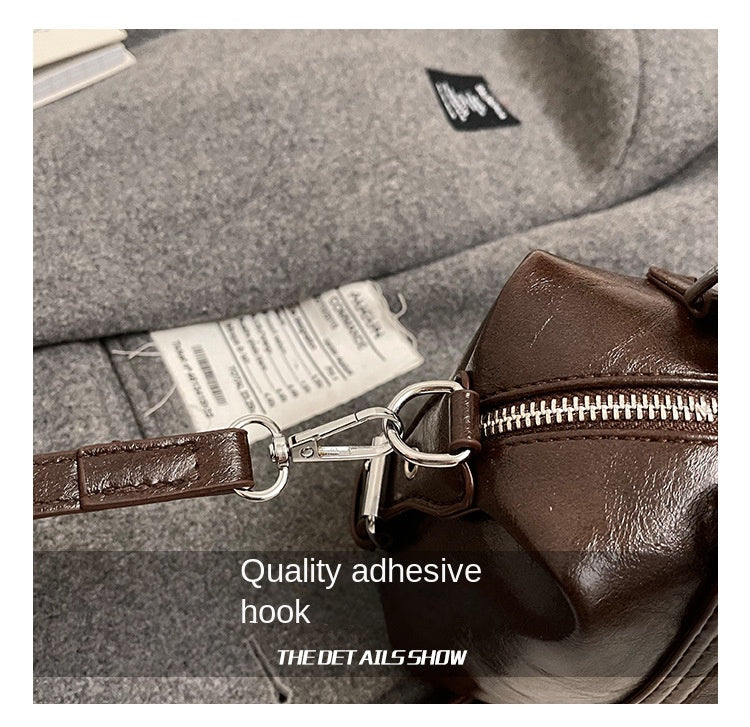 Vintage Trend Niche Tote Boston Pillow Bag Female